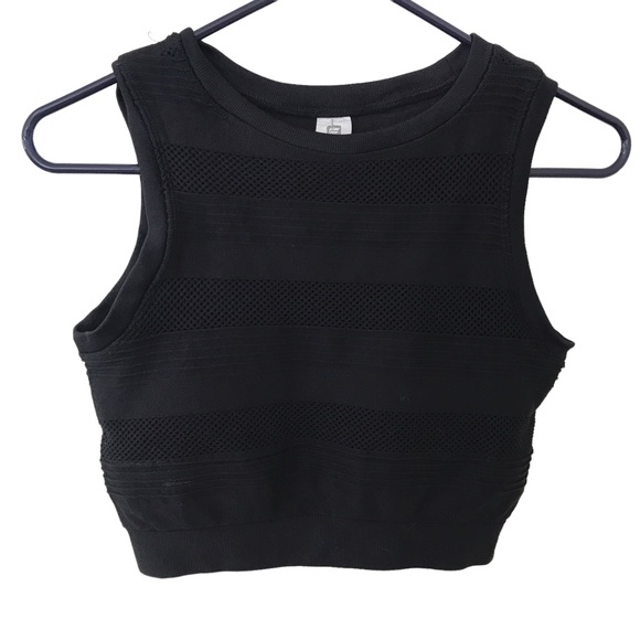 Fabletics Other - Fabletics black long line nylon elastane athtletic sports bra size small